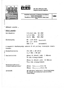 AKAI Model AJ-350 Service Manual
