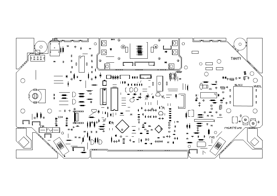 AKAI AJ-365 Component position diagrams 1 Schematic