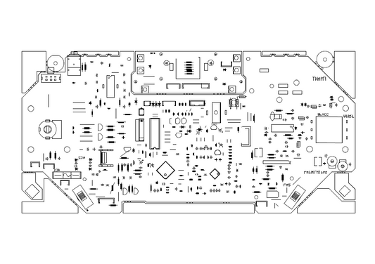 AKAI AJ-365 Component position diagrams 1 Schematic