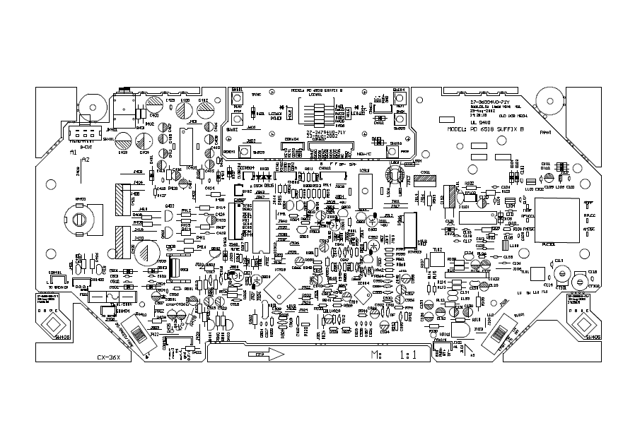 AKAI AJ-365 Component position diagrams 4 Schematic