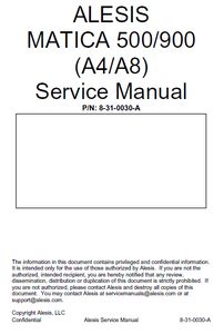 ALESIS Matica_500-900_pwr_sm Service Manual