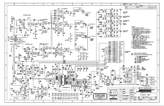 BOSE Acoustimass AM-30P Schematic