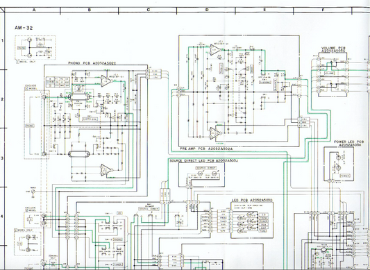 AKAI AM-32 Schematics