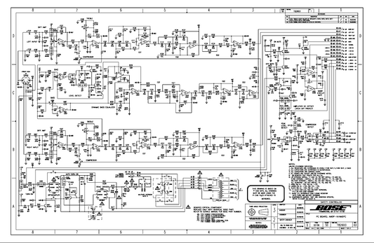 BOSE AM5P III-AM5PC Schematics