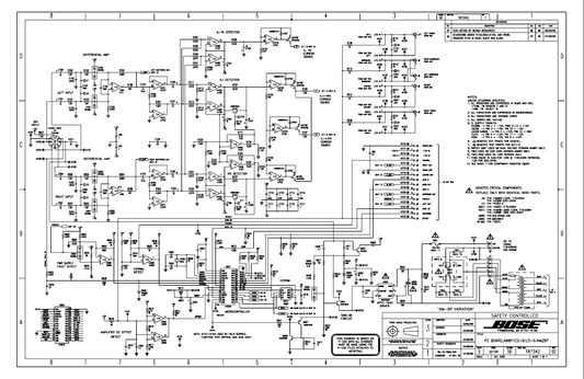 BOSE AM9P-AM25P PCB Schematics