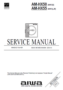 AIWA AM-HX50 AM-HX55 Revision Service Manual