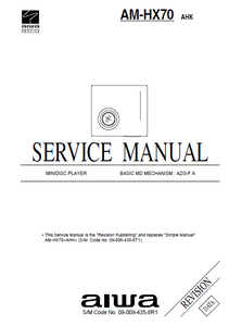 AIWA AM-HX70 AHK MD Player Service Manual