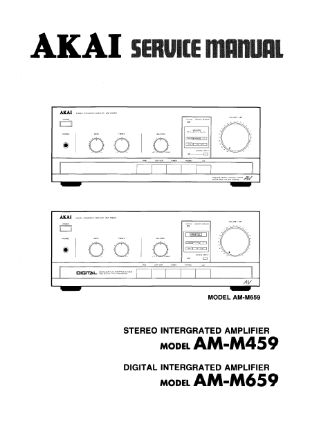 AKAI AM-M459_M659 Service Manual