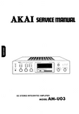 AKAI AM-U03 DC Stereo Integrated Amplifier Service Manual
