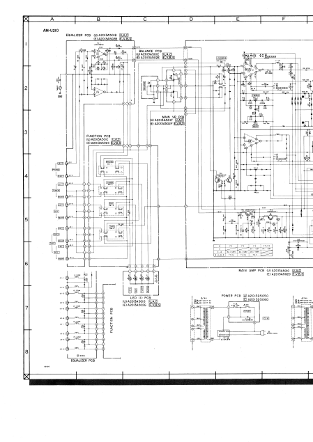 AKAI AM-U210 Schematics