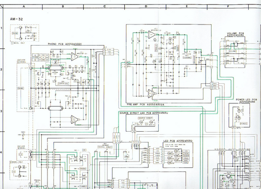 AKAI AM32 Schematics