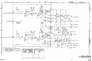 AMPEX MM1200 Motor Drive Amplifier Assembly Schematics