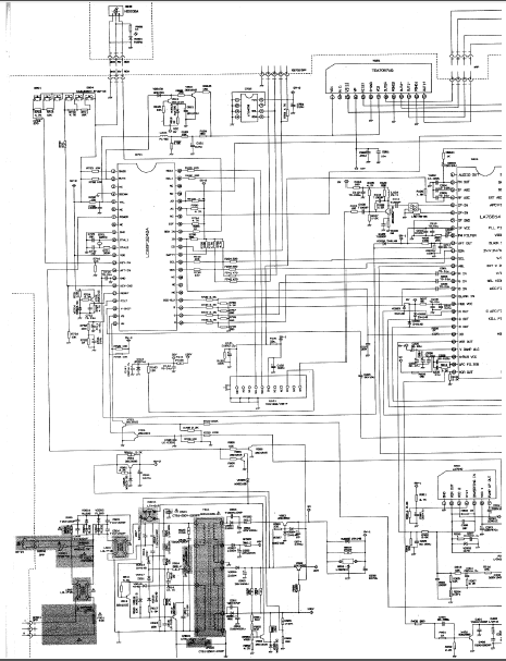 APEX-AT2002 Color TV Receiver Schematics