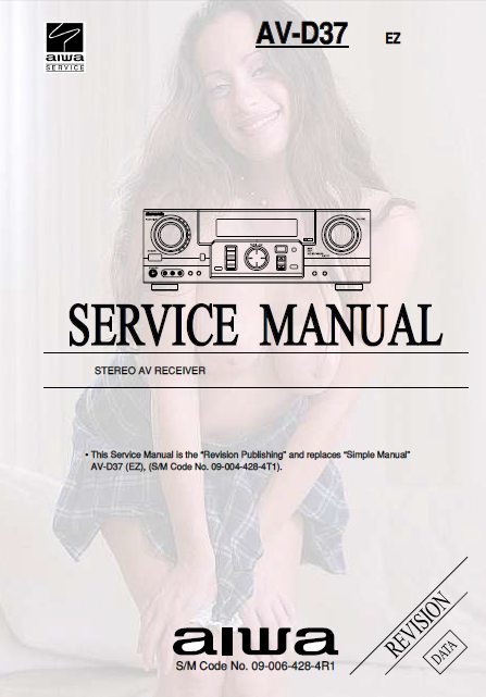AIWA AV-D37 EZ Stereo Receiver Service Manual