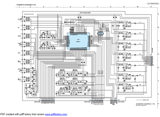 DENON AVR-1705 Schematics