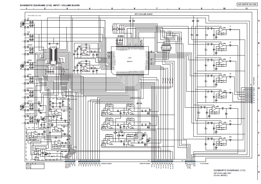 DENON AVR 1905-785 Schematics