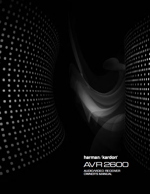 DENON AVR-2600_owners_manual_eng Service Manual