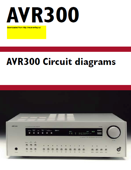 DENON AVR-300 Circuit Schematics
