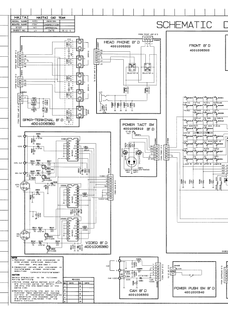 DENON AVR-51 Schematics