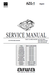 AIWA AZG-1 YZA3RNDCM Service Manual