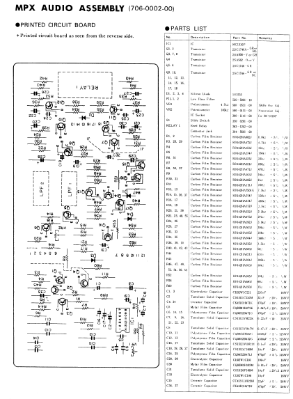 Accuphase AcT-101 Schematic