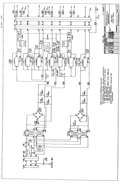 Adcom GDA-600 Schematics