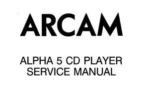Arcam Alfa 5CD Service Manual