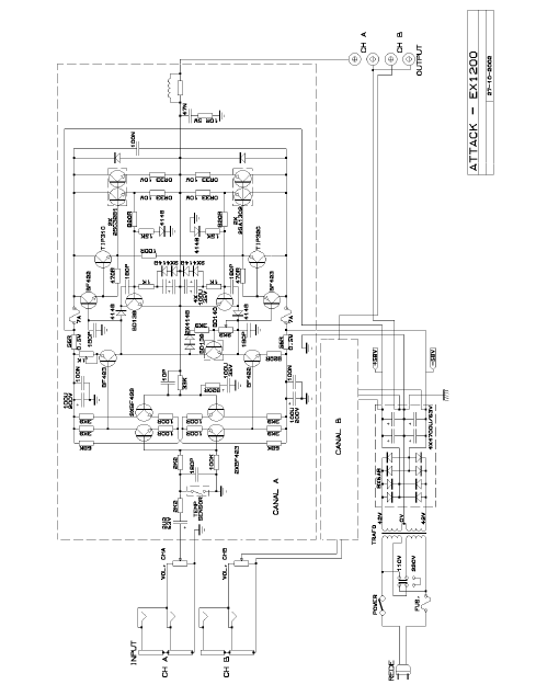 ATTACK EX-1200 Schematics