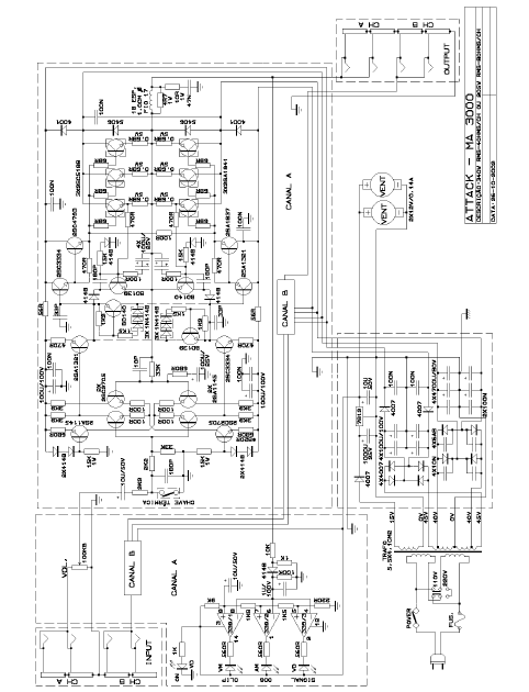 ATTACK MA-3000 Schematics