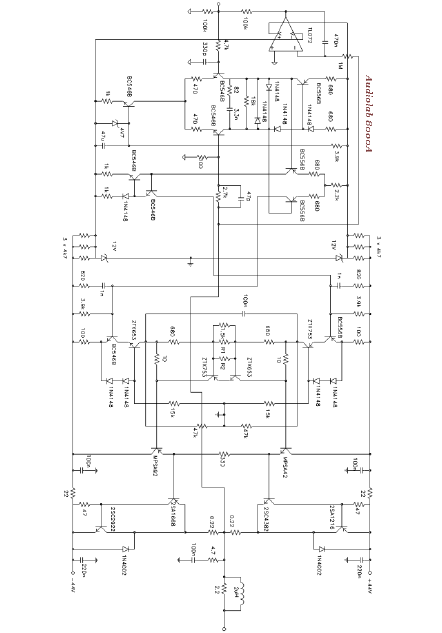 AudioLab 8000A Schematic