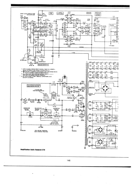 AUDIO RESEARCH D-79 Amplicator Schematics