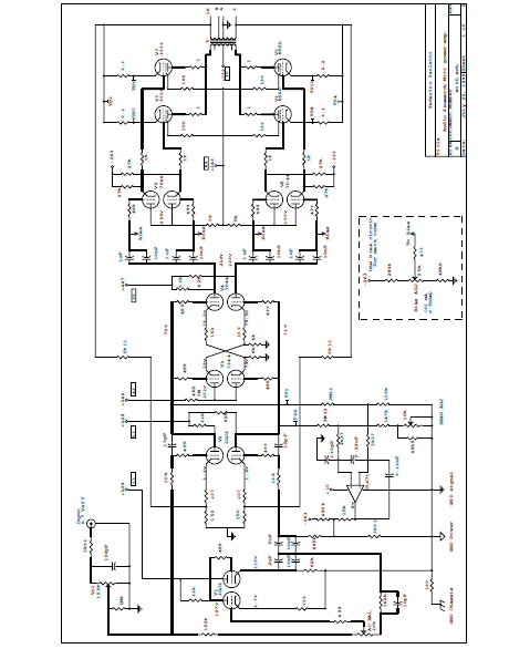 AUDIO RESEARCH M100 Power Amplifier Schematics