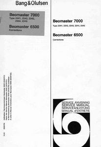 B.O Beomaster 6500-7000 Schematics