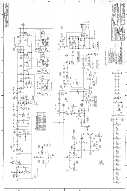 FENDER BASSMAN 400 Amplifier Schematics