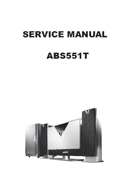 BBK SBS551T Stereo AV System  Service Manual