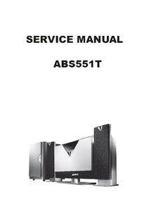 BBK SBS551T Stereo AV System  Service Manual