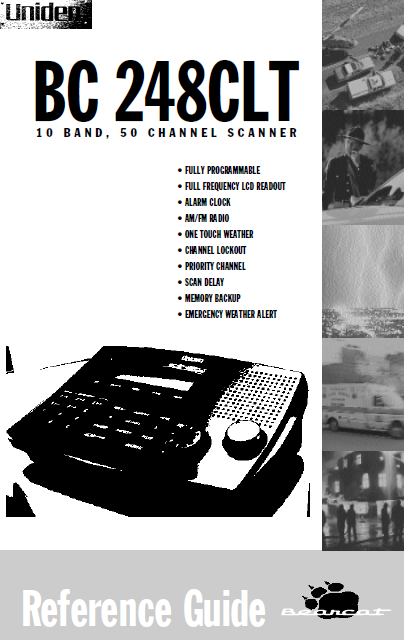 BEARCAT BC-248CLT Scanner Radio Owner's Manual