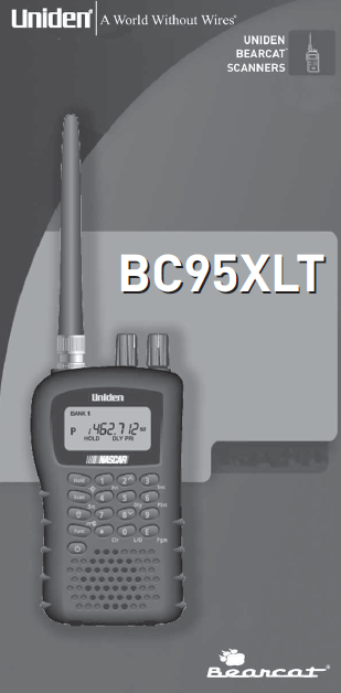 BEARCAT BC95XLT Controls and Display Owner's Manual
