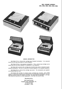 BELL SOUND 401 Tube FM AM Tuner Instruction Manual