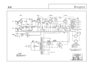 BOGEN E30 Test Data Schematic