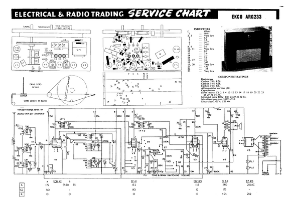 BSR Monarch_ekco_arg233_radio_gramophone_with_autochanger_sm Service Manual