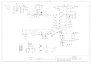 BEHRINGER BX1800 PREAMPLIFIER rev D Schematics