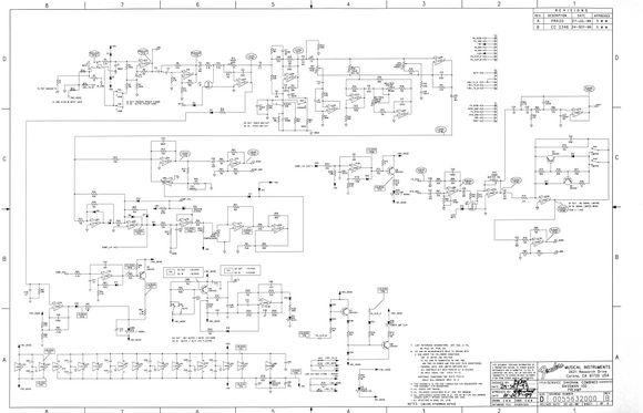 FENDER Bassman 100 Schematic