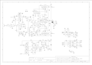 BEHRINGER LPA1 300 Power Amp rev D-F Schematics