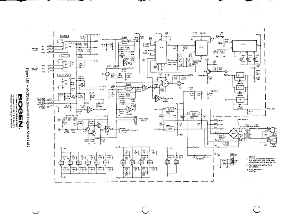 BOGEN MCP35A Schematic