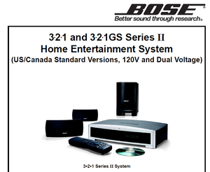Bose 3.2.1 Service Manual