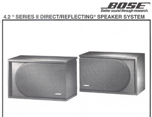 Bose 4.2 Service Manual