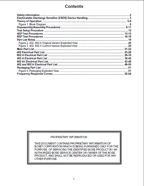 BOSE 802 II System Controller Service Manual