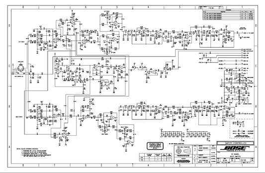 BOSE 901P Schematics