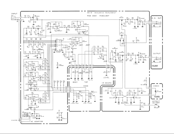 BOSE AC2 Simulator Schematic